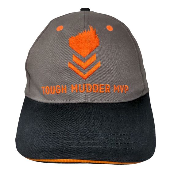 Tough Mudder MVP Snapback Hat Gray One Size Embroidered Adjustable - Picture 1 of 6